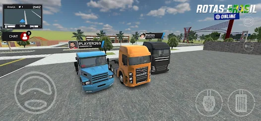Jogo de caminhão multiplayer para celular