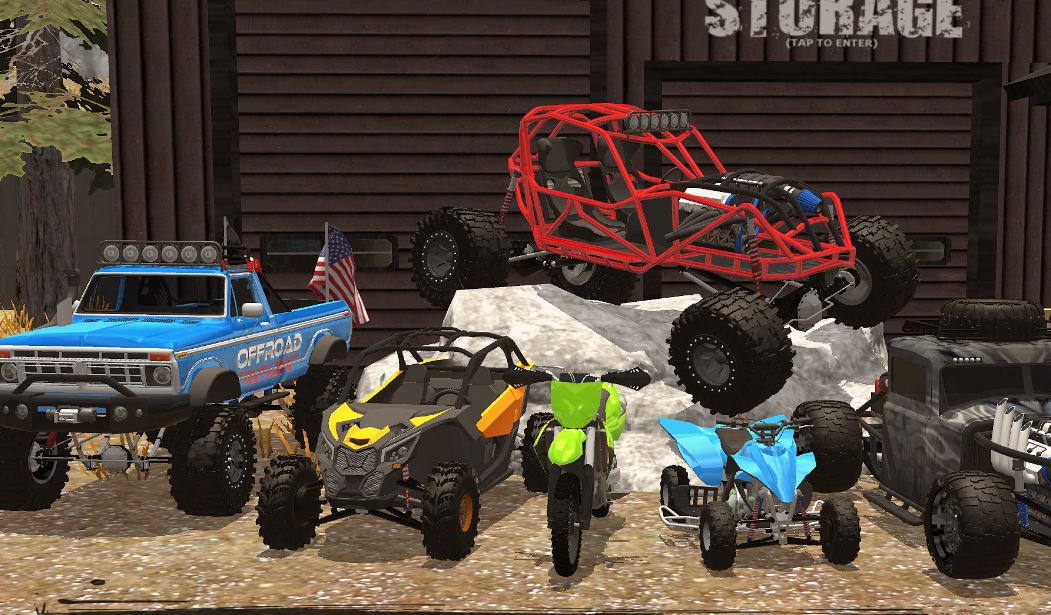 JOGO COM VÁRIOS TIPOS DE VEICULOS OFF ROAD OFFROAD OUTLAWS Tec